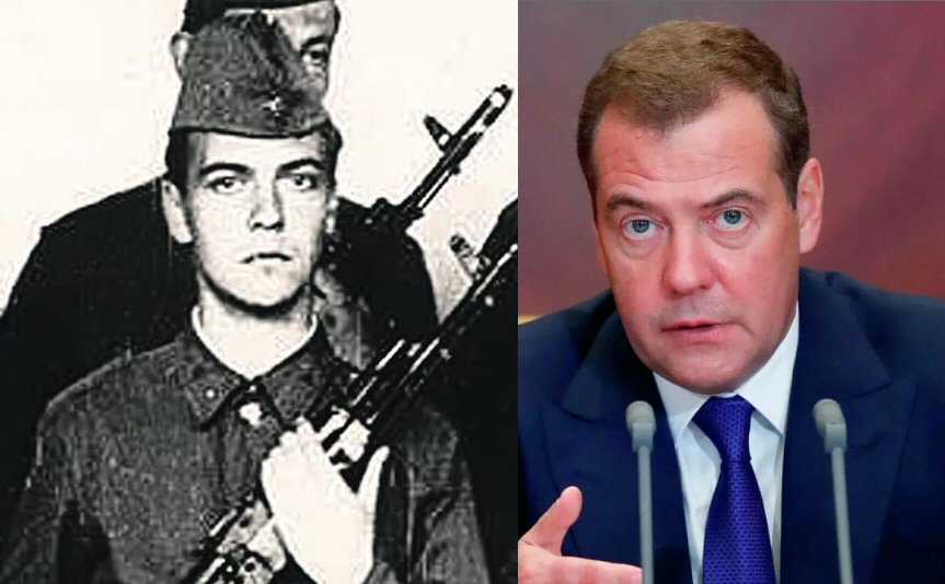 Дмитрий Медведев
 Фотографии знаменитостей в армии